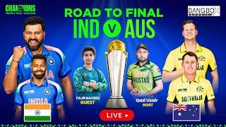 Live: IND VS AUS | ICC CT-25 with Qazi & Fajr | #CT25 #AUSvsind  #icc #INDVSAUS | #championstrophy