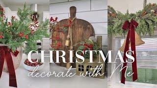 CHRISTMAS DECORATE WITH ME || CHRISTMAS DECORATING IDEAS 2024 || KITCHEN CHRISTMAS DECORATING