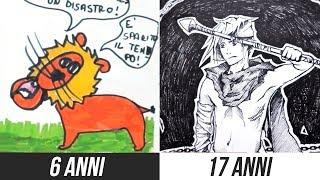 I miei disegni dai 6 ai 17 anni (video sciallo) 