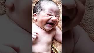 Twin Babies First Smile and   First Cry ️