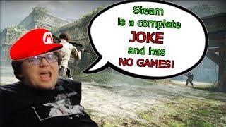 "Steam has NO GAMES" according to SMUG Nintendo fanboy