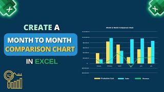 How to Create Month to Month Comparison Chart in Excel