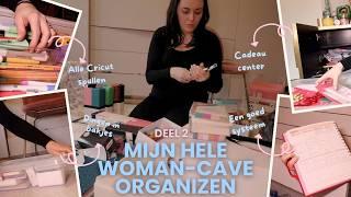 Deel 2 van mijn woman-cave opruimen (make-up, kantoor, DIY en Cricut) | Beautygloss