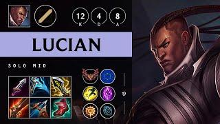 Lucian Mid vs Katarina: Godlike - EUW Grandmaster Patch 14.23