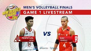 NCAA Season 99 | Perpetual vs EAC (Men’s Volleyball Finals Game 1) | LIVESTREAM - Replay