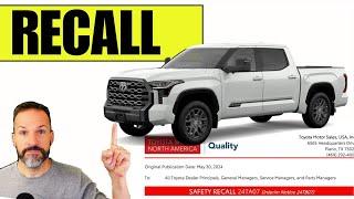 98,600 RECALLED, 2022-2023 Toyota Tundra Engine Failure! THIS IS HUGE!