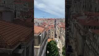 Breathtaking Lisbon view from the Pollux rooftop bar #portugal #lisbon #cityview #lisboncity