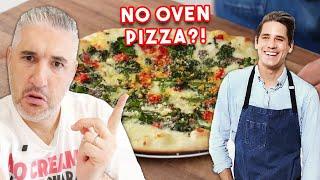 Italian Chef Reacts to Brian Lagerstrom's NO OVEN PIZZA | Honest Review and Improvements