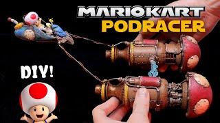 What if TOAD drove a PODRACER in MARIO KART? // Star Wars + Nintendo Kitbash