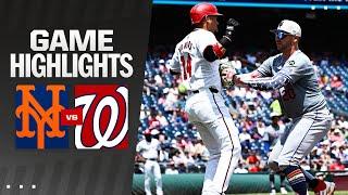 Mets vs. Nationals Highlights (7/4/24) | MLB Highlights