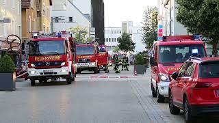 Feuerwehreinsatz in der Heidenheimer Grabenstraße