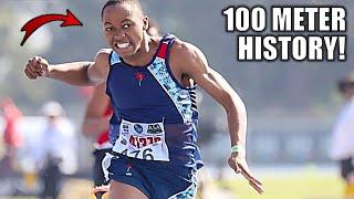 The Fastest Teenager In The World Just DESTROYED THE 100 METERS!