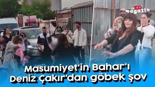 Masumiyet'in Bahar'ı Deniz Çakır'dan göbek şov