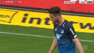 MARK UTH GOAL HOFFENHEIM VS KÖLN BUNDESLIGA HIGHLIGHTS