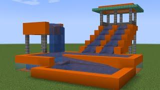 Minecraft - How to build a Cool Water Park