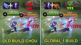 I FINALLY FOUND GLOBAL 1 BUILD CHOU (wtf damage)… - Mobile Legends