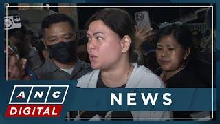 WATCH: VP Sara Duterte denied entry to Villamor Airbase, gives statement on father's arrest | ANC