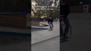 Skateboarding in front girls be. #shortsviral #skateboarding #skateboard #skate #shorts #short