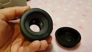 Canon EF 50mm f/1,8 STM Lens Close Look