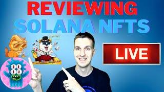 Reviewing/Live Trading Solana NFTs Ask me ANYTHING