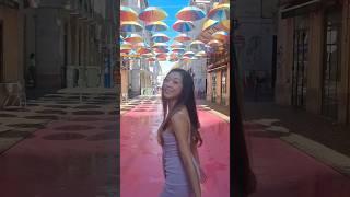 How to get unobstructed photos on the famous Pink Street in Lisbon, Portugal  #shorts