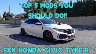 TOP 5 MODS YOU SHOULD DO YOUR HONDA CIVIC TYPE-R!!! | Tenth Generation Civic