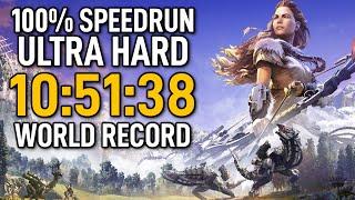 Horizon Zero Dawn 100% Ultra Hard Speedrun in 10:51:38 - Former World Record