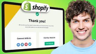 Custom Thank You Page Shopify Store | How to Add Custom Thank You Page On Shopify