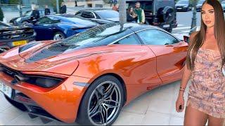 Monaco Magic Night  Supercar Spotting in the Streets During Grand Prix 2024