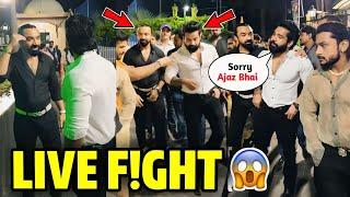 LIVE! Ajaz Khan & Rajveer Fitness LIVE F!GHT in Mumbai | Ajaz Khan VS Rajveer Fitness