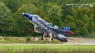 (4K) RCAF CF-18 Hornet Demo Team | AERO Gatineau-Ottawa 2024