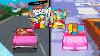 The Simpsons Road Rage - GameCube vs. Game Boy Advance | Side by Side