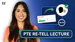 PTE Speaking 90/90 Tips & Tricks | Re-tell Lecture