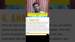 Analyzing your data | Data Analysis process | 6 Steps Data Analysis