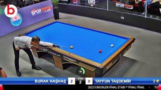 TAYFUN TAŞDEMİR vs BURAK HAŞHAŞ | FİNAL !! | 3 Cushion Billiards TURKIYE Championship STAGE 4 ANKARA