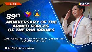 89th Anniversary of the Armed Forces of the Philippines 12/20/2024