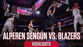 Alperen Sengun (14 points) Highlights vs. Portland Trail Blazers l Houston Rockets