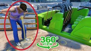 360 video Crazy Thrill Ride Coaster VR Top Spin 4K