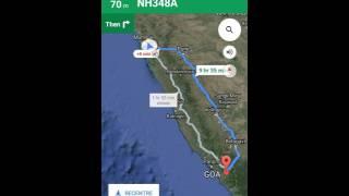 How to save offline route on Google Map