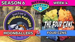 National Netplay League Season 6 Week 4: Baltor's Moonball Mashers vs The Four CZNs