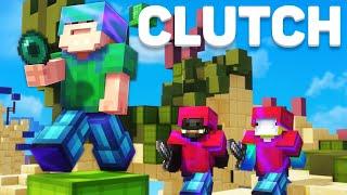 The Most INTENSE 1v4 Clutches in Ranked Bedwars