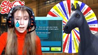 *CRIED* SELLING 5 HORSES THAT THE WHEEL LANDS ON (Even Level 15!) | Star Stable Online | SSO