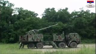 Serbian Army - NORA B-52 Self-Propelled Artillery 152 mm