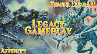 MTG Legacy 1K | R6 Quarter Finals: Mono Blue Affinity vs Temur Eldrazi