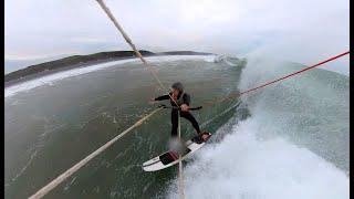 Kitesurfing Newgale March 9th 2023