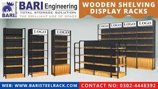 Wooden Shelving Racks | Display Racks | 1 Dollar Shop Racks | 1 Pound Shop Racks | Gifts Shop Racks