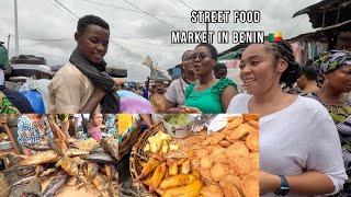 Street Food and the Biggest Market in Republic of Benin  | West Africa