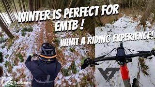 Riding my EMTB on snowy local trails | Steep technical uphills, fast downhills | YT Decoy Uncaged 10