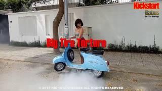 Big Tire Torture | Trailer | Vespa | Super | 150cc | Rev | 1036 | #kickstartbabes