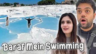 Baraf Mein Swimming Pool ️ | Yeh Pani Itna Garam Kese Hai ? 